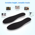Men Women Invisible Height Increase Insoles Heel Lift Taller Shoe